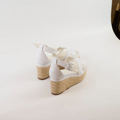 Hermes Elda Espadrille 37 White