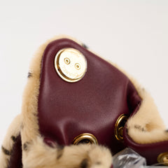 Chanel Pony Hair Mini Chanel 25 Handbag Beige Black