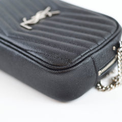 Saint Laurent Mini Lou Camera Bag Black