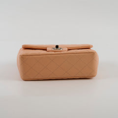Chanel Rectangle Mini Peach Lambskin SHW 29 series