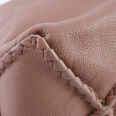 Bottega Veneta Cervo Leather Backpack Dusty Pink
