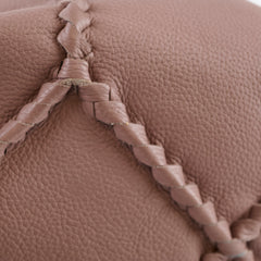 Bottega Veneta Cervo Leather Backpack Dusty Pink
