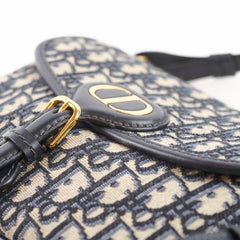 Dior Christian Dior Medium Oblique Bobby Navy