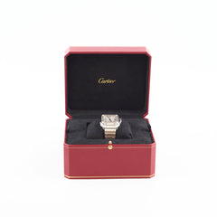 Cartier Santos Diamond Bezel Watch Automatic