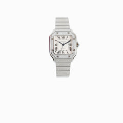 Cartier Santos Diamond Bezel Watch Automatic