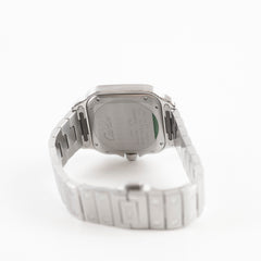 Cartier Santos Diamond Bezel Watch Automatic