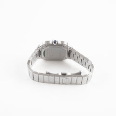 Cartier Santos Diamond Bezel Watch Automatic