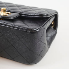 Chanel Mini Flap Square Caviar Black