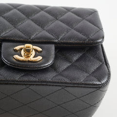 Chanel Mini Flap Square Caviar Black