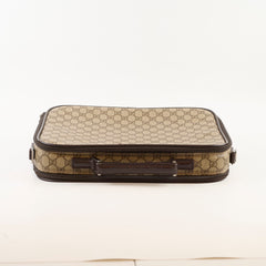 Gucci GG Surpreme Canvas Laptop Case Brown