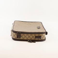 Gucci GG Surpreme Canvas Laptop Case Brown