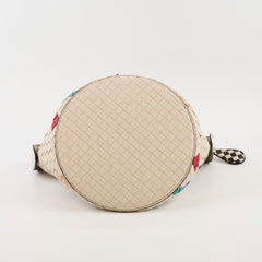 Bottega Veneta Abstract Tambura Crossbody Intrecciato Multicolor