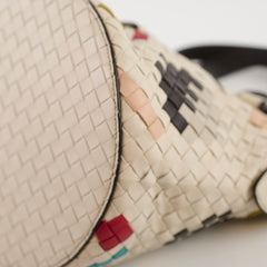 Bottega Veneta Abstract Tambura Crossbody Intrecciato Multicolor