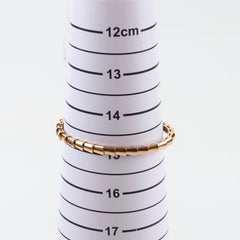 Bvlgari Serpenti Viper Bracelet 18k Rose Gold with Diamonds Size S