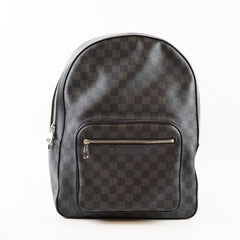 Louis Vuitton Josh Damier Graphite Black/Grey Canvas Zip Backpack