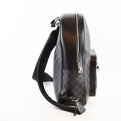 Louis Vuitton Josh Damier Graphite Black/Grey Canvas Zip Backpack
