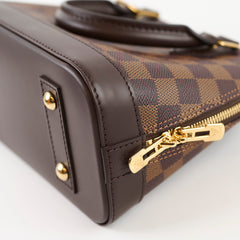 Louis Vuitton LV Alma BB Damier Ebene - Microchipped