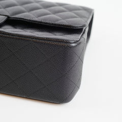 Chanel Jumbo Classic Flap Caviar Black (Series 23)