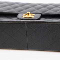 Chanel Jumbo Classic Flap Caviar Black (Series 23)