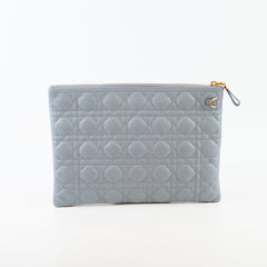 Christian Dior Caro Daily Pouch Blue