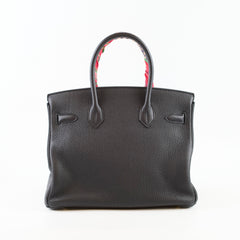 Hermes Birkin 30 Togo Noir Y Stamp