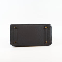 Hermes Birkin 30 Togo Noir Y Stamp