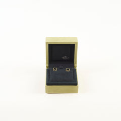 Van Cleef & Arpels VCA Sweet Alhambra Onyx Gold Earrings