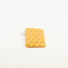 Goyard Bourbon Zipped Card Holder Goyardine Yellow
