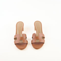 Hermes Oasis Sandals Gold Size 36