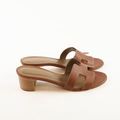 Hermes Oasis Sandals Gold Size 36