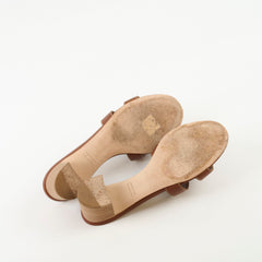 Hermes Oasis Sandals Gold Size 36