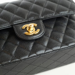Chanel Small Classic Flap Caviar Black GHW