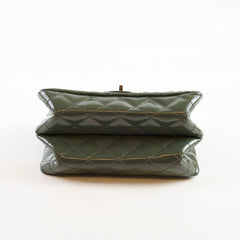 Chanel 2.55 224 Reissue Flap Army Green Patent