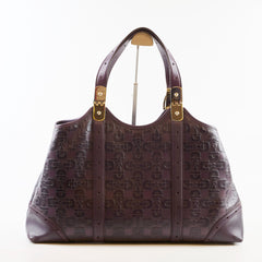 Gucci Horsebit Glam Purple Shoulder Bag