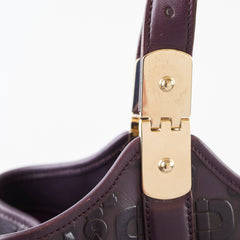 Gucci Horsebit Glam Purple Shoulder Bag