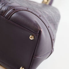 Gucci Horsebit Glam Purple Shoulder Bag