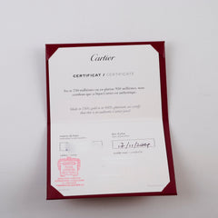 Cartier Love Bracelet Classic White Gold Size 16 2024