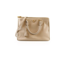 Prada Saffiano Galleria Large Tote Light Grey