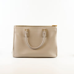 Prada Saffiano Galleria Large Tote Light Grey