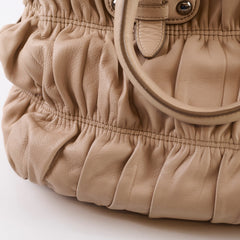 Prada Nappa Gaufre Bag Beige