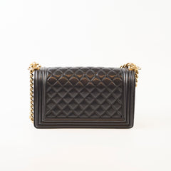 Chanel Old Medium Boy Bag Black