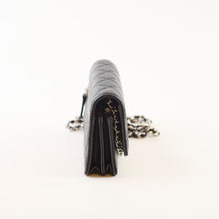 Chanel Mini Wallet on chain WOC Black Caviar 30 Series