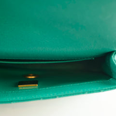 Chanel Mini Sweetheart Flap Green Caviar