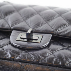 Chanel Mini Reissue Black Calfksin Black Hardware 23 Series