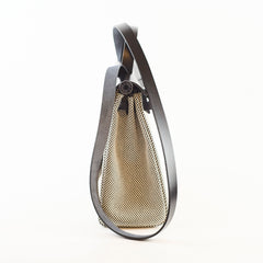 Hermes Herbag Zip 31 Ecru/Noir