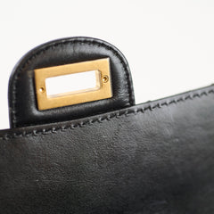 Chanel Reissue Mini Charms Microchip Black Calfskin