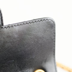 Chanel Reissue Mini Charms Microchip Black Calfskin