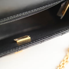 Chanel Reissue Mini Charms Microchip Black Calfskin