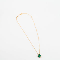 Van Cleef & Arpels VCA Vintage Malachite Necklace