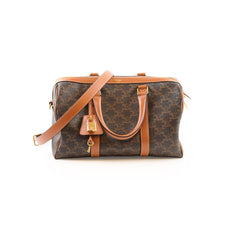 Celine Large Boston Monogram Canvas